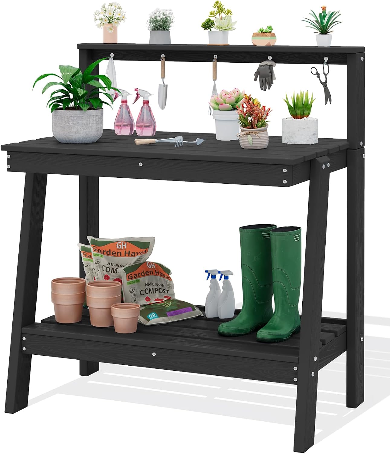 Gardening Tools Uses - Banco da giardinaggio a 3 livelli