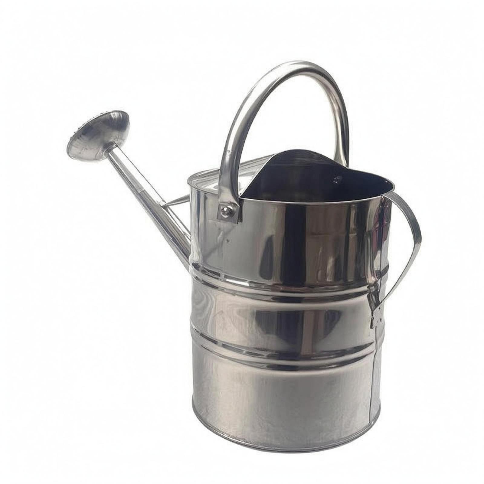 Gardening Tools Long - Annaffiatoio da Giardino in Acciaio Inox,