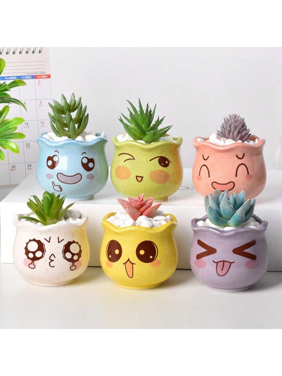 Set di 6 Vasi in Ceramica a Fo - Gardening Tools Cute recensione e prezzo