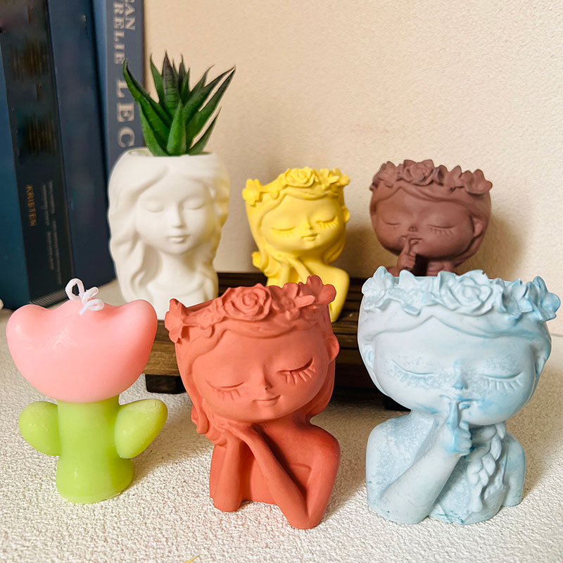 Cute Girl Plant Pot stampo in  - Gardening Tools Cute recensione e prezzo