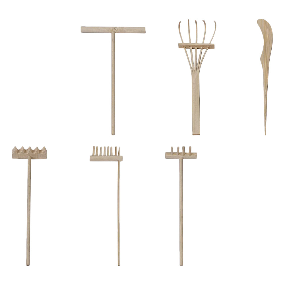 1 Set di Mini Rastrelli in Bam - Gardening Tools Diy recensione e prezzo